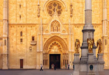 Zagreb Cathedral Entrance