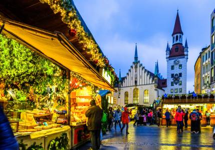 christmas market in munich - germany