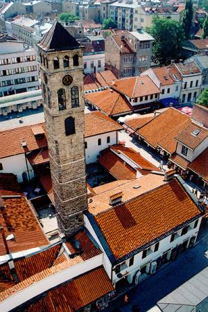 Cock Tower In Sarajevo