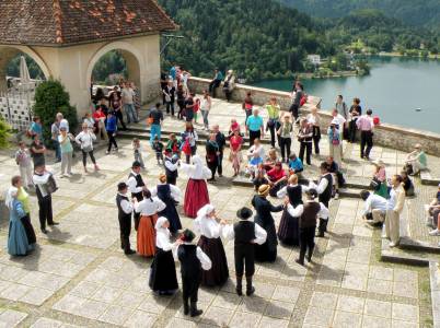Traditional Dancing at Bled Castle