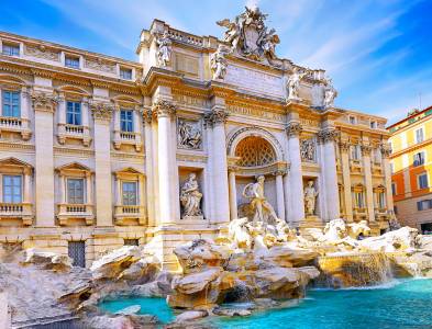 The Trevi Fountain Rome, Italy