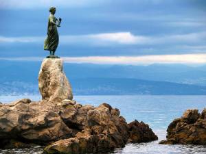 Girl With a Seagull - Symbolic Statue of Opatija