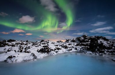 Northern Lights - Blue Lagoon, Iceland