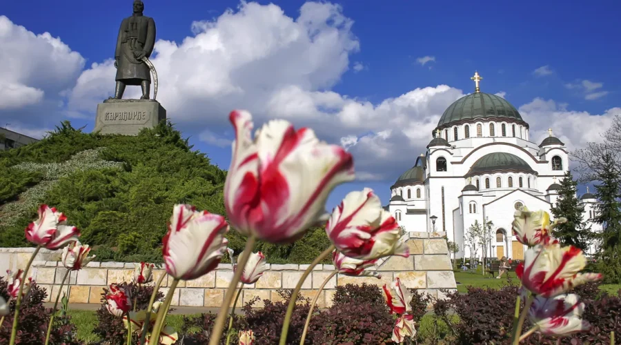Saint Sava temple in Belgrade, Serbia