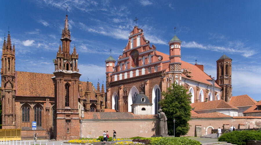 St. Anna church in Vilnius, Lithuania