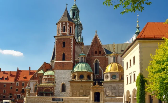 Wawel Cathedral, part of Royal Wawel Castle in Krakow, Poland