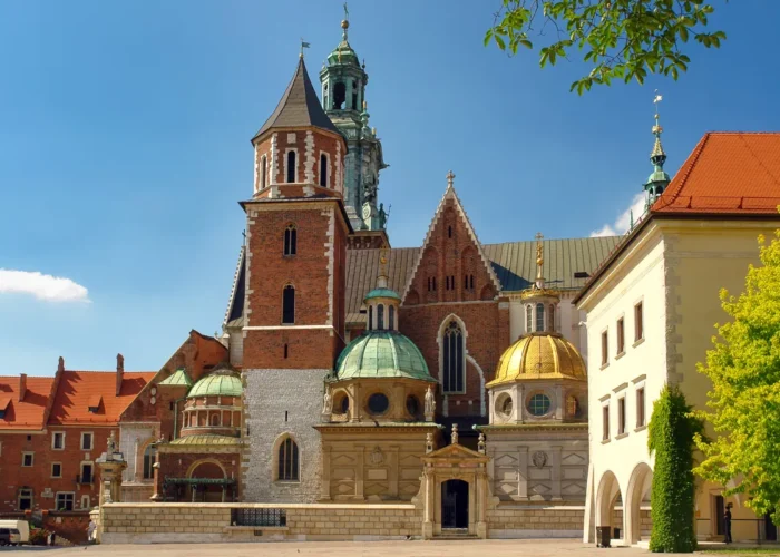 Wawel Cathedral, part of Royal Wawel Castle in Krakow, Poland
